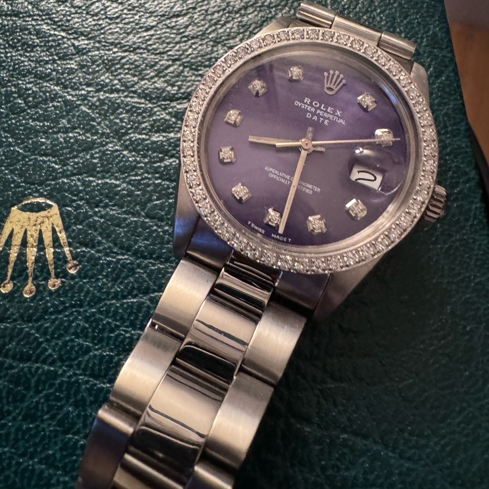 Rolex. Oyster perpetual date. 34mm.